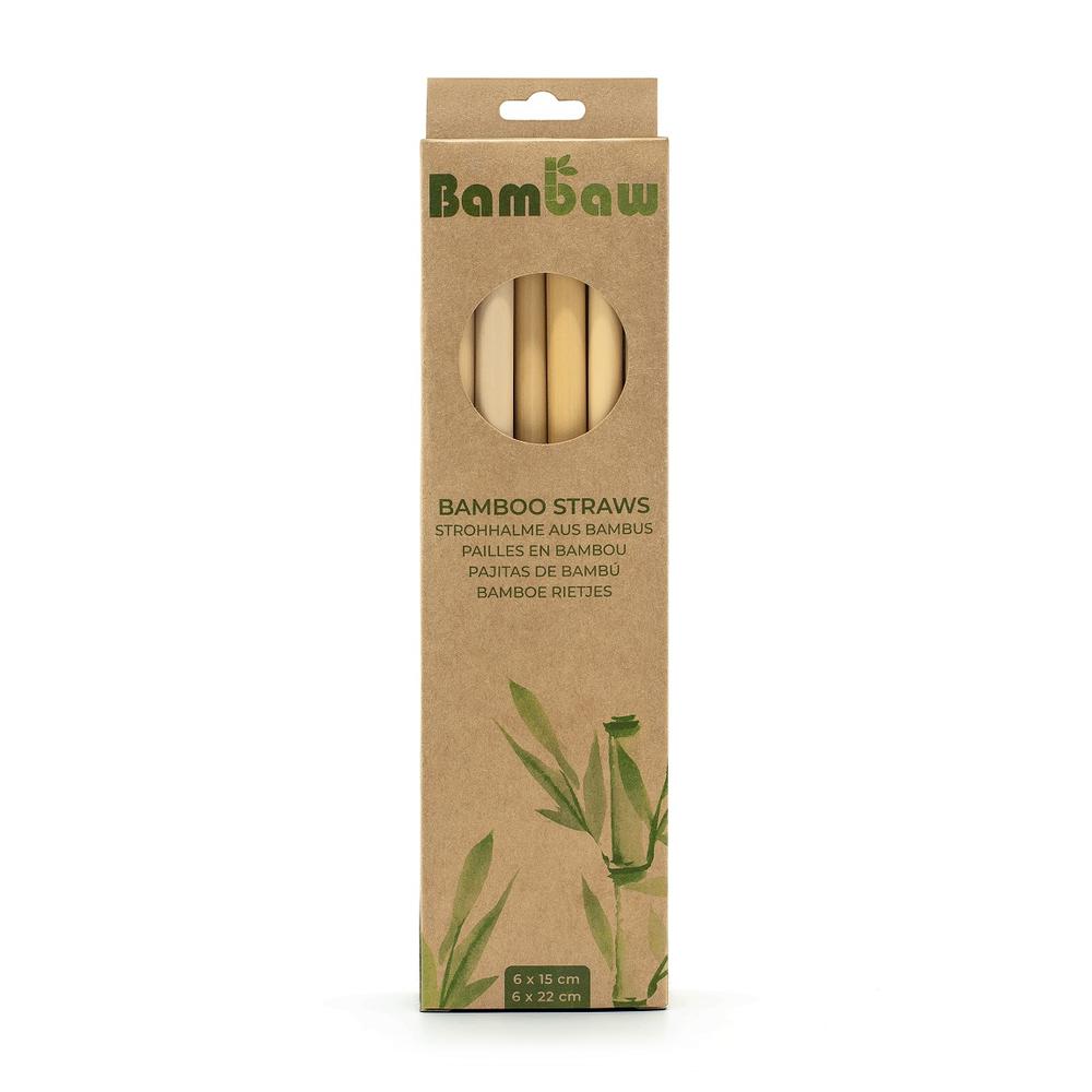 Bambu Bamboo Straws 6 Count
